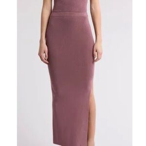 Leith Mauve Pencil Skirt